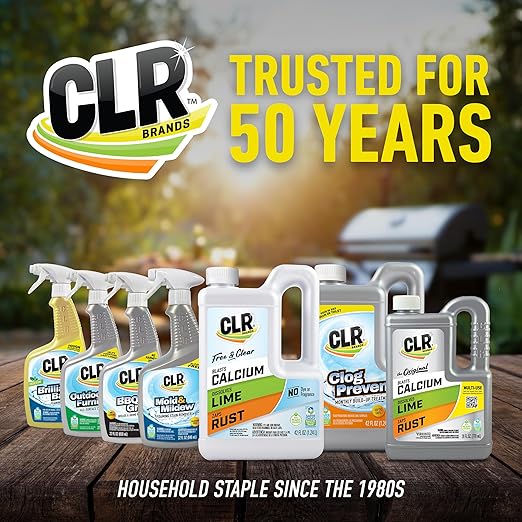 CLR Clean & Ready Grill, BBQ Grill Cleaner, 26 Ounce Spray Bottle, PB-BBQ-26