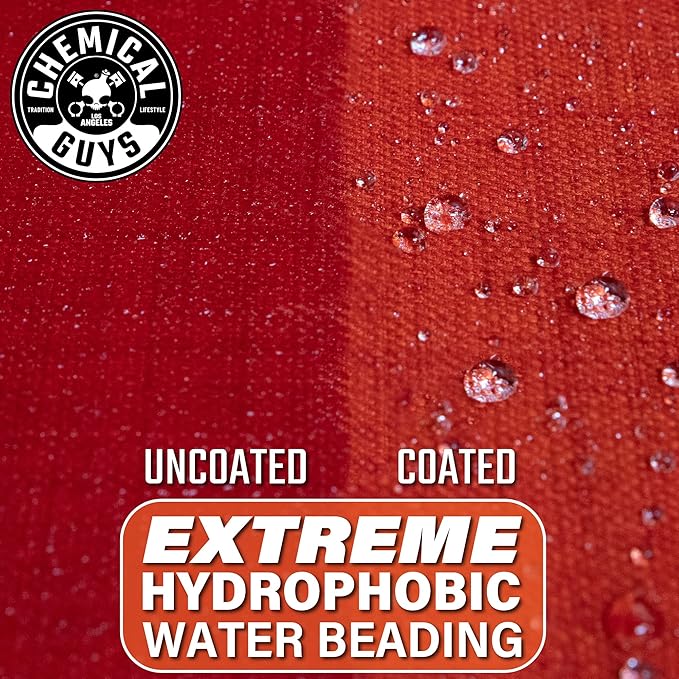 Chemical Guys HOL_995 Ultimate Convertible Top Care Kit, Long Bristle Horse Hair, 3 Workhorse Microfiber Towels & SPI22616 HydroThread Ceramic Fabric Protectant & Stain Repellent, 16 fl oz (7 Items)
