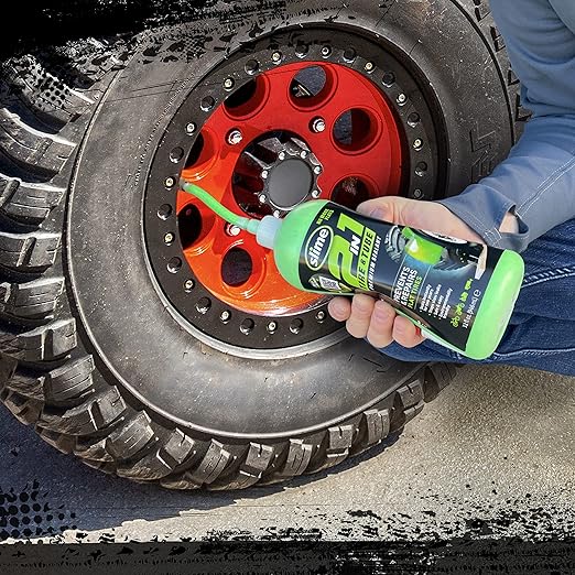Slime 10194 2-in-1 Tire & Tube Sealant Puncture Repair Sealant, Premium, Prevent and Repair, Suitable for All Off-Highway Tires and Tubes, Non-Toxic, Eco-Friendly, 32 oz Bottle