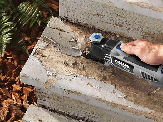 Dremel MM388 13-Piece Oscillating Multi-Tool Accessory Kit, Includes 4 Blades, 9 Wood Sandpaper Sheets, and Reusable Case - Universal Quick- Fit Interface fits Bosch, Makita, Milwaukee, and Rockwell