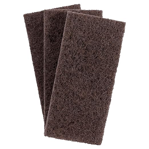 3M Doodlebug Utility Pad 8541, Brown, 4-5/8 in x 10 in, 10/Case