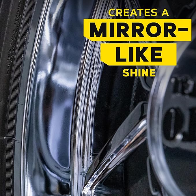Meguiar's Hot Rims Chrome Wheel Cleaner 6 Pack, 24 oz Spray Bottles (6 x 24 oz = 144 oz Total) Xtreme Cling foaming gel removes brake dust and road grime from true chrome wheels for mirror-like shine