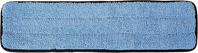 Real Clean 18 inch Microfiber Wet/Dust Mop Refill Pads for Flat Microfiber Mop Frames