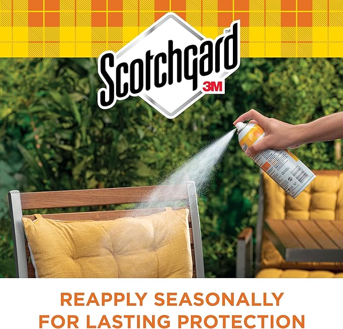 Scotchgard Water & Sun Shield Outdoor Fabric Protector Spray – UV Blocking & Waterproofing Fabric Guard for Patio Furniture, Cushions, Umbrellas, Boat Covers & More, 10.5 oz Aerosol (Pack of 2)