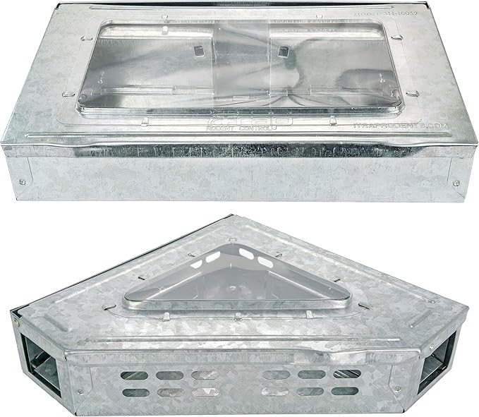 Humane Multi-Catch Mouse Trap with Clear Top – Reusable, Effective Rodent Control Solution – Safe, No-Kill Repeater Mouse Trap for Home & Office