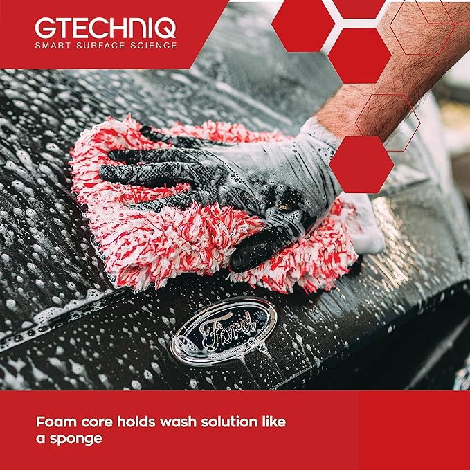 Gtechniq Essential Wash Accessory Kit - Microfiber Drying Towel & Micofiber Wash Mitt