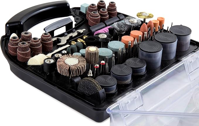 WEN 230321A 320-Piece Rotary Tool Accessory Kit with Carrying Case