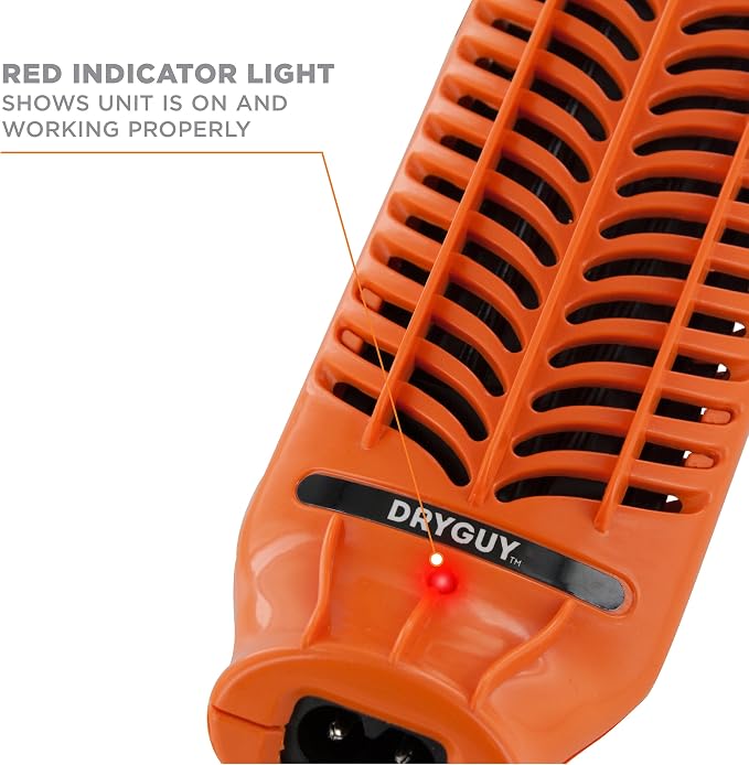 DryGuy Travel Dry Boot and Shoe Dryer and Warmer, Orange & Black, One Size (Pack of 6)