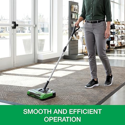 Bissell Commercial BG9100NM Rechargeable Cordless Sweeper,Green