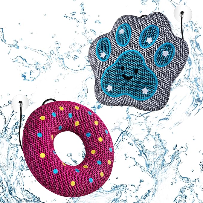 Hot-Tub-Scum-Absorber-Paw 1 Pack & Hot-Tub-Scum-Absorber-Professional-Doughtnut 1 Pack Hot-Tub-Scum-Absober-Kits Floating-Sponge-Scum-Remover Reusable-Scum-Bug-Oil-Scum-Absorbing-Sponge
