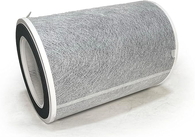 Nispira 2-Pack HP201 HP202 HC501 Filter Replacement For Shark NanoSeal Air Purifier MAX HP200 Series HC502 Size 8.68" x 8.68" x 12.1"