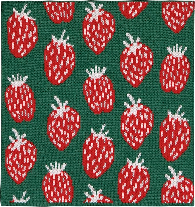 Jubilee Berry Sweet Knit Dishcloth 8 x 8in, Set of 3