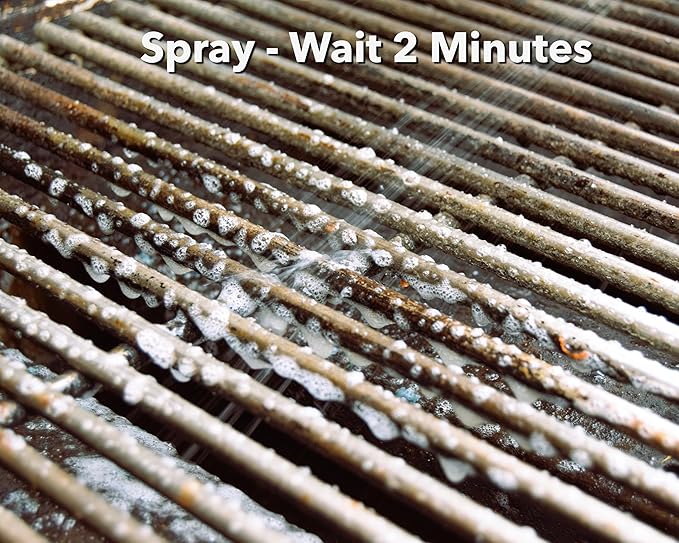 Grill & Grate Deep Cleaning Bundle – Q-Swiper Grill Cleaner Spray + Reusable Scrub-Clean Cloth (2-Pack)