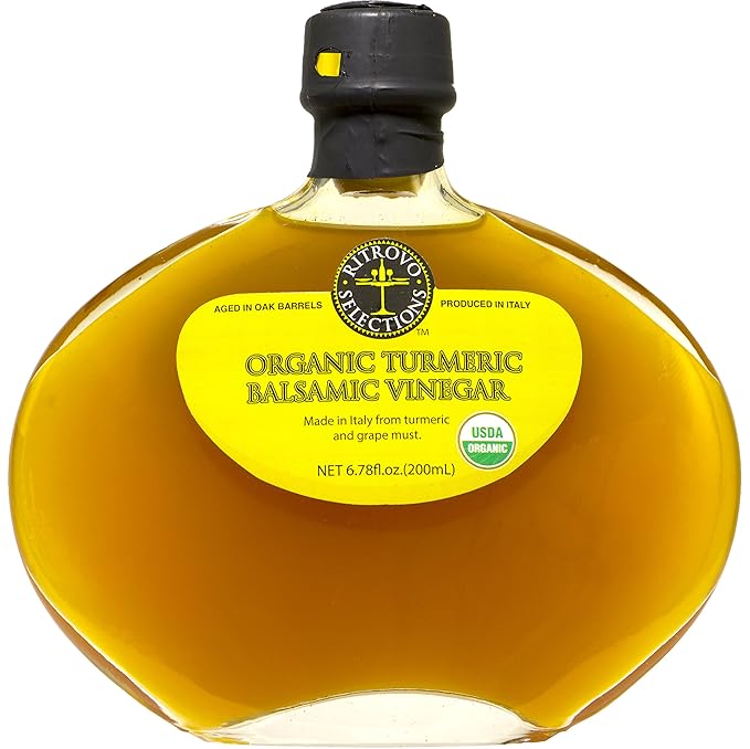 Ritrovo Selections Organic Balsamic Vinegar 6.78fl.oz. (200ml) (Turmeric)