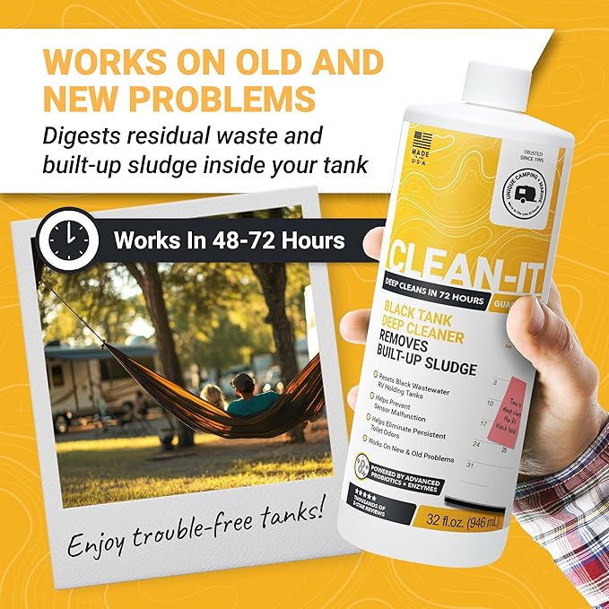Unique RV Digest-It Ultra, Clean-It and Restore-It - RV Toilet Treatment and Cleaner, Packaging May Vary