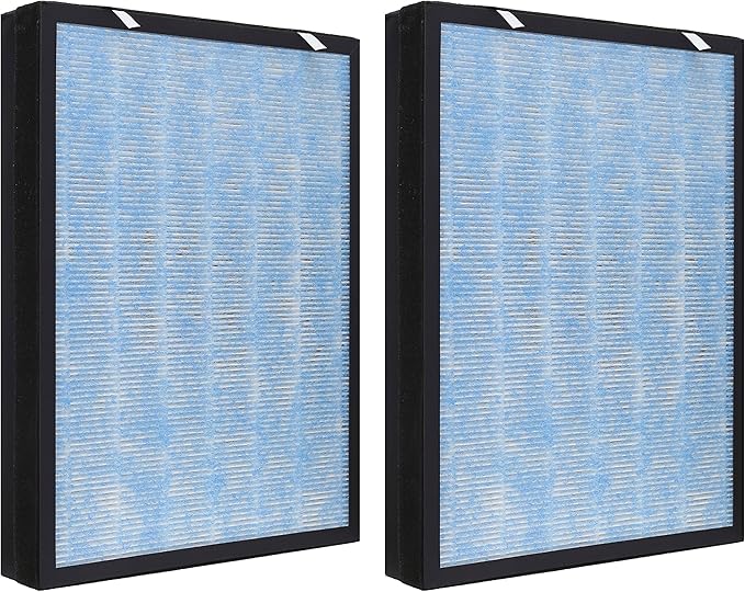 HSP002 Replacement Filter, 2 Pack Compatible with HSP002 Smart True HEPA Air Purifier 2.0