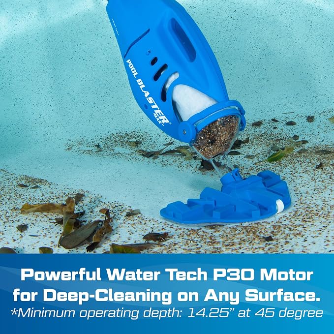 POOL BLASTER Max Li Cordless Pool Vacuum – Battery‑Powered, No Hoses or Cords – for Inground & Above Ground Pools, & Spas – up to 60‑Minute Runtime