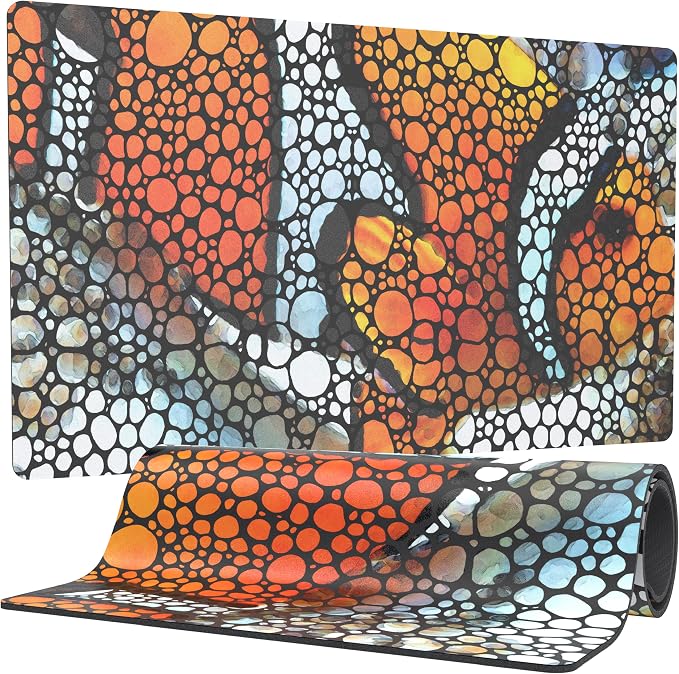 Flipper Luxurious Waterproof Aquarium Mat, Ideal for Fish Tank Cleaning, Anti-Slip Door Mat with Custom Art, Computer Mat, and Desktop Mat - Long Lasting and Durable