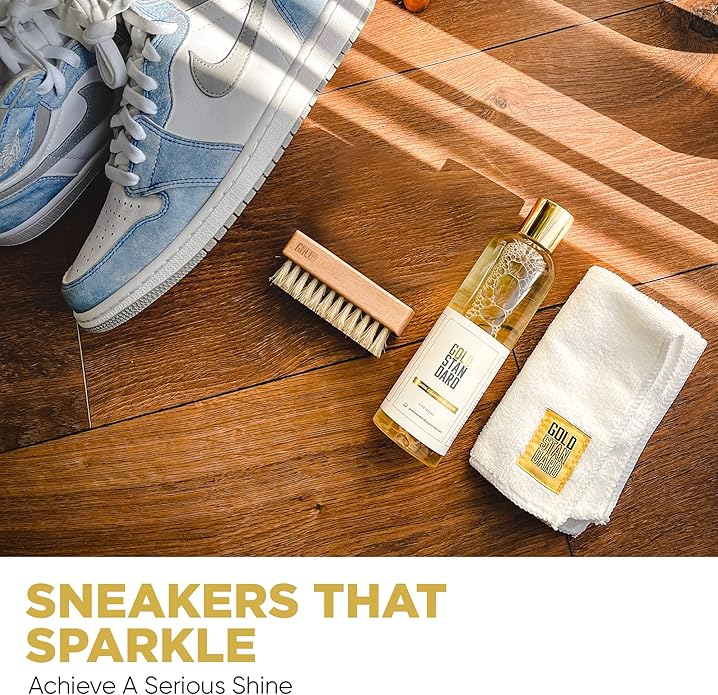 Gold Standard Premium Shoe Cleaning Kit - Sneaker Cleaning Kit for Tennis, Leather, Canvas White Shoe Cleaner Sneakers Kit
