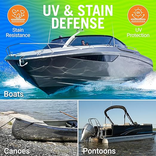 Marine Aluminum Polish, Boat, Pontoon, Jon, and Canoe, Aluminum Restorer, Brightener Cleaner Treatment, Semi-Chrome Metal Protectant