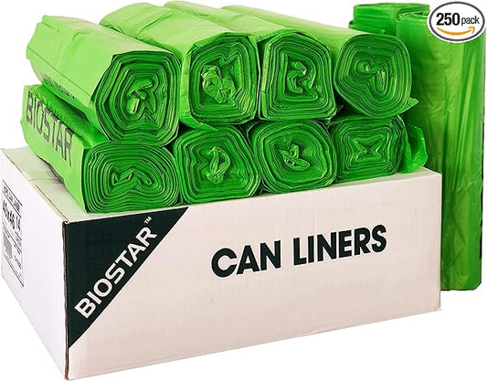 Reli. Biodegradable 40-45 Gallon Trash Bags | 250 Count Bulk | ASTM D6954 | Green | Eco-Friendly | Oxobiodegradable Under Certain Conditions (See Product Description)