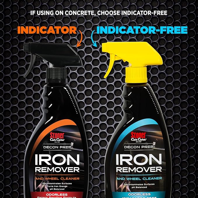 Stoner Car Care 92100-6PK Iron Remover & Wheel Cleaner – Odorless Iron Fallout & Brake Dust Remover for Paint, Wheels & Glass – pH Balanced Rust Decontaminant – 22 fl oz (Pack of 6)