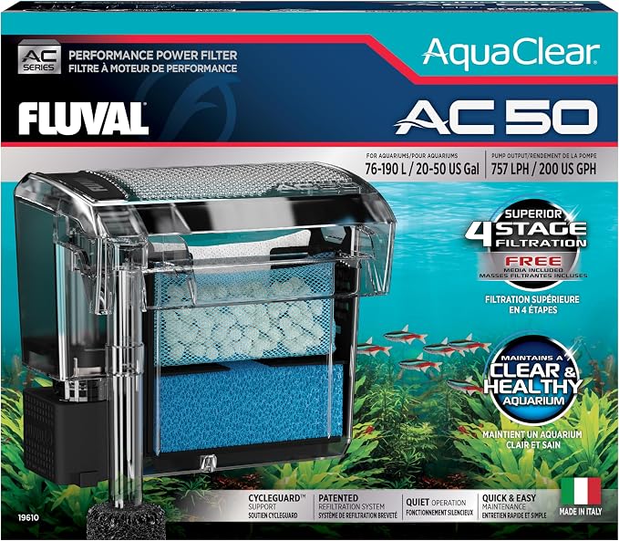 AC50 Power Filter, 20-50 US Gal / 76-190 L - Fluval USA (fluvalaquatics.com)