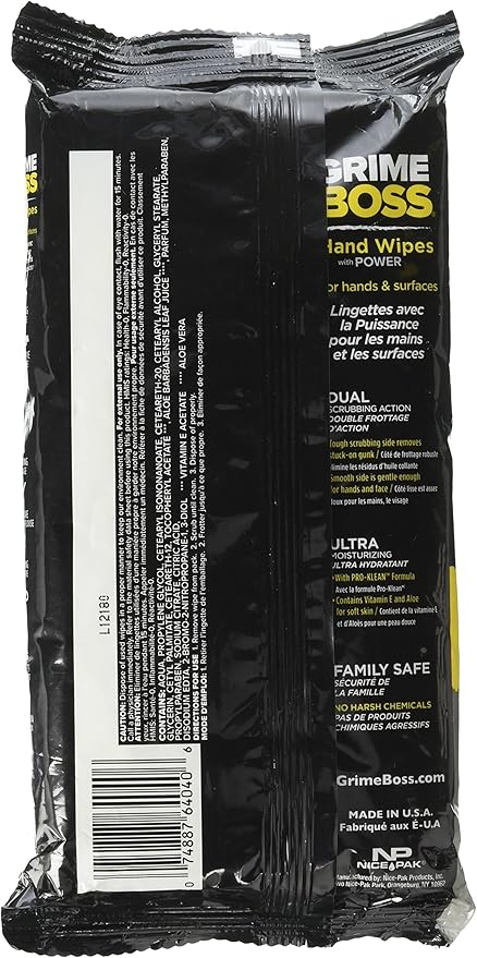 Grime Boss A541S30X Hand Wipes
