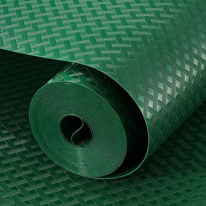 Shelf and Drawer Liner for Kitchen Cabinet, Non-Adhesive 18in x 240in Waterproof Contact Paper Refrigerator Liners Thickened Durable EVA Material Non Slip Mat for Dresser Cupboard Pantry Protector