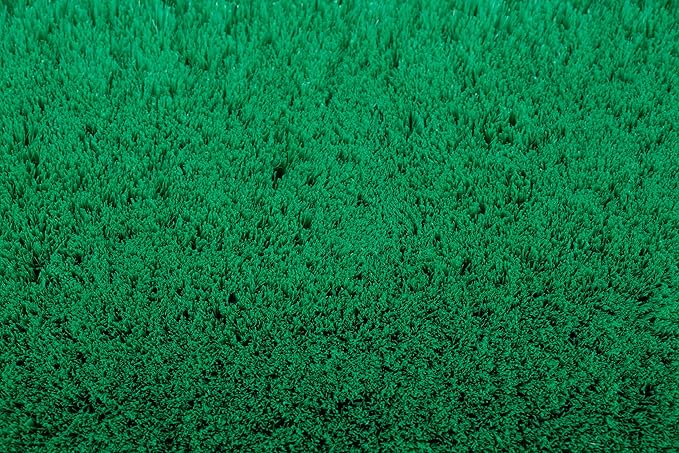 SPARTA 41278EC09 Flo-Thru Plastic Wall Scrub Brush, Equipment Brush With Soft Nylex Bristles For Industrial Kitchens, Hospitals, Commercial Cleaning, 4 Inches, Green