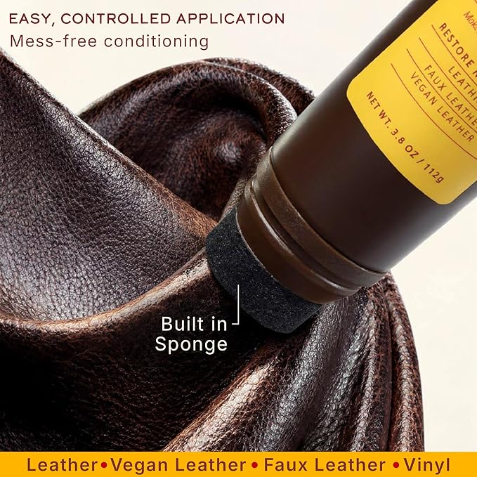 Leather Honey Complete Leather Care Kit & Brown Recoloring Balm
