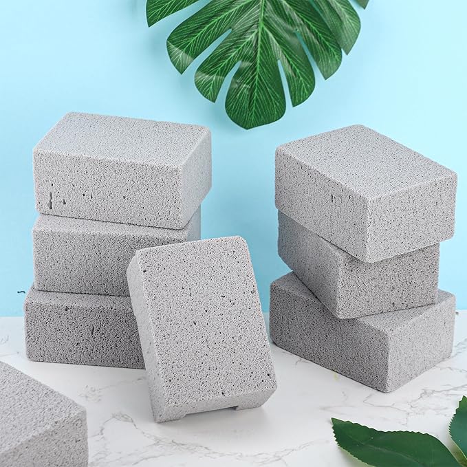 8 PCS Pool Pumice Stone Pool Cleaning Pumice Block Swimming Pools Tile Cleaner Stone for Pools Spa Kitchen Bathroom Grout Concrete Cleaning