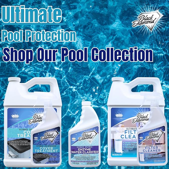Ultimate Spa & Pool Filter Cleaner Spray, Professional Strength Fast Acting No Soak Hot Tub, Cartridge & Sand Filter Cleaning, Removes Body Oils, Sunscreen, Grease & Organic Build-Up. 32 oz.