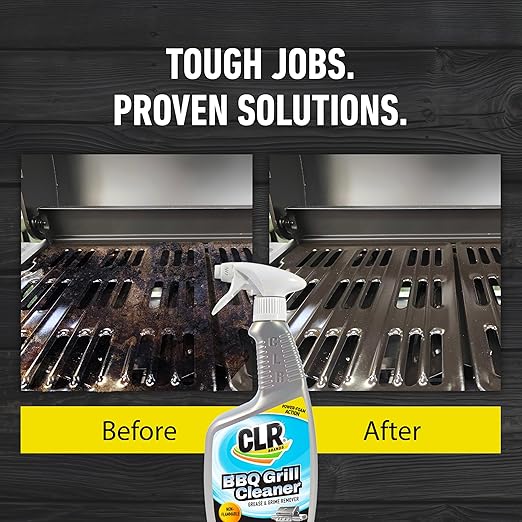 CLR Clean & Ready Grill, BBQ Grill Cleaner, 26 Ounce Spray Bottle, PB-BBQ-26