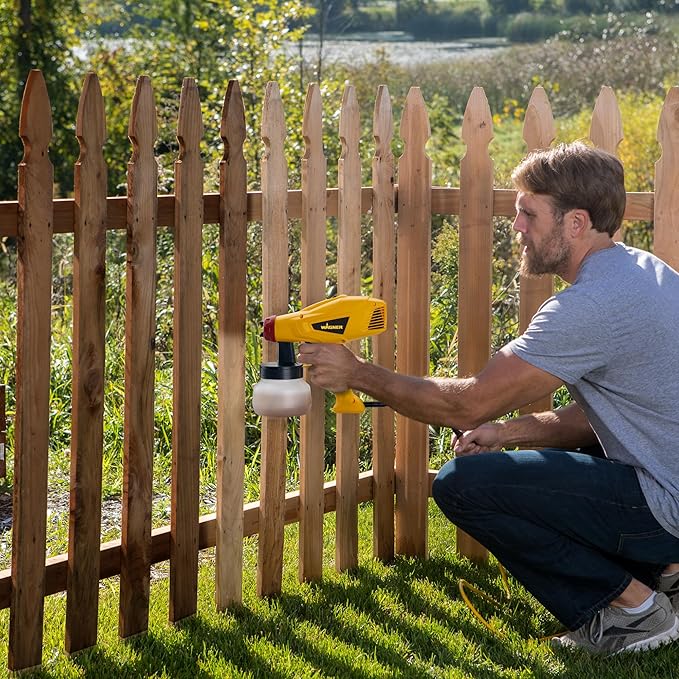 Wagner Spraytech 2418392 Control Spray QX1 HVLP Stain Sprayer, Ideal for Crafting & Small Staining Projects Like Decks, Fences and Lattice