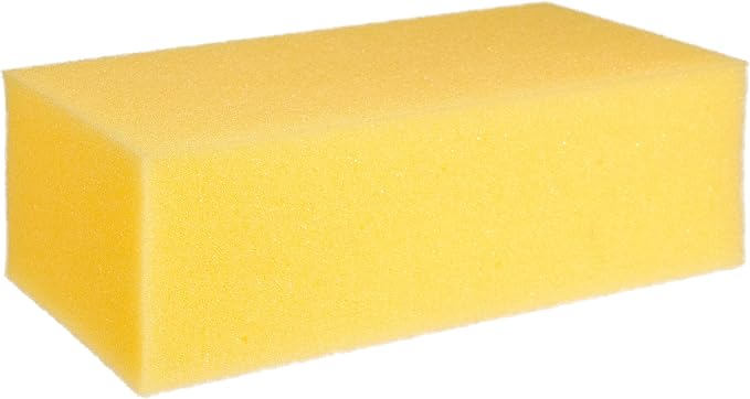 Carlisle FoodService Products 36550100 Commercial Extra Large Sponge, 8.25", Yellow (Case of 24)