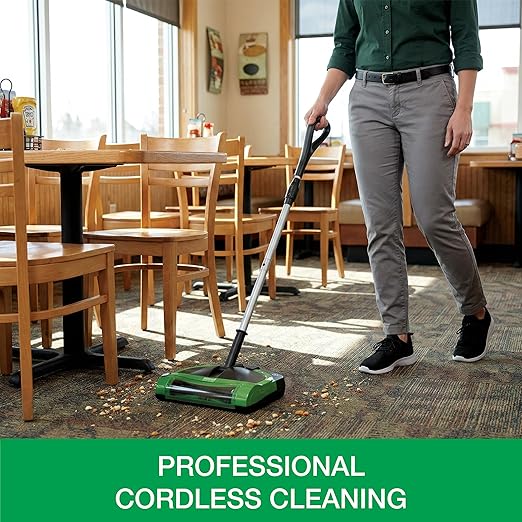 Bissell Commercial BG9100NM Rechargeable Cordless Sweeper,Green
