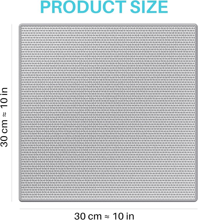 JOYMOOP Non Scratch Wire Dishcloth-10 PCS, Double Layers Multipurpose Wire Dishwashing Rags, Wet & Dry Cleaning Rags for Dishes, Cookware, Sinks, Stoves & Fireplaces (11.8” x 11.8”)