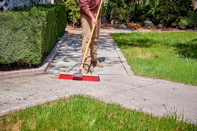 Corona BM 61002 Push Broom, 2 Bristles, 24-Inch Wide