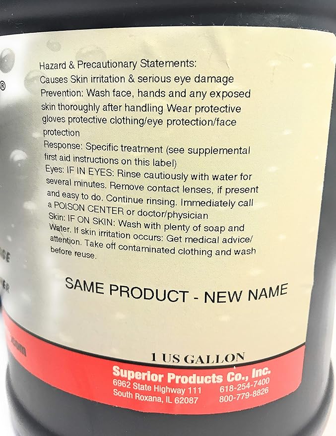 Superior Products Dark Fury (Formerly RAGE) Wheel and Bug Cleaner, 1 Gallon, Made in USA