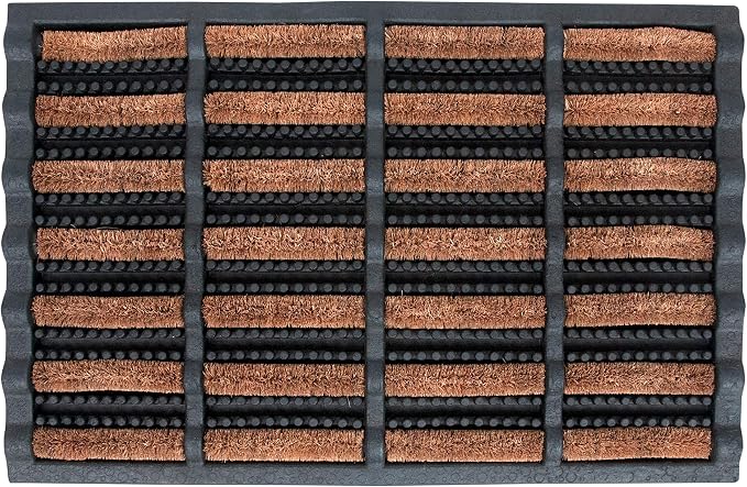 FOOTMATTERS Ninamar Mud Scrubber Tray Mat – 24 x 16 inch - 3 Pack