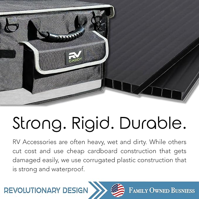 RV Caddy, RV Accessories Organizer, Collapsible, Waterproof and Strong