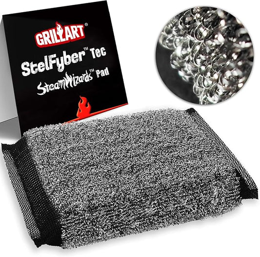 GRILLART SteamWizards Grill Brush Replacement Pad, 1 PCS