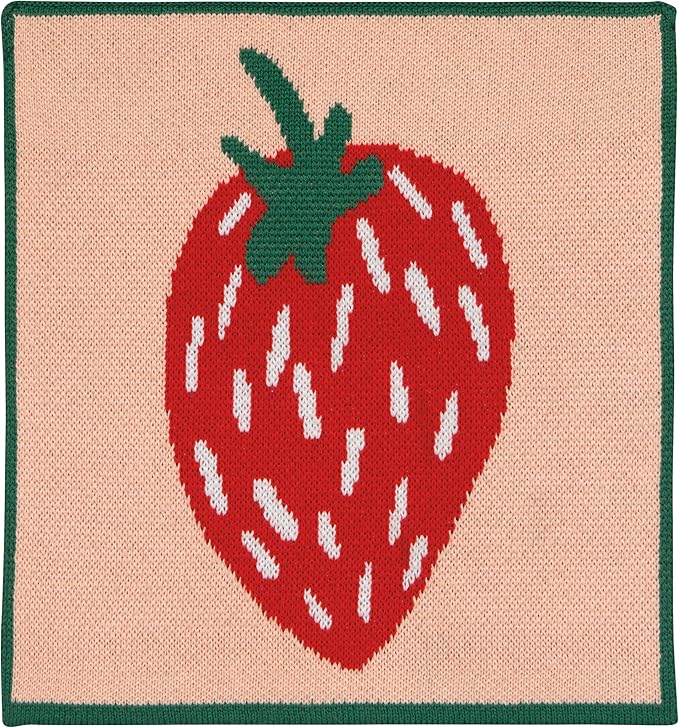 Jubilee Berry Sweet Knit Dishcloth 8 x 8in, Set of 3