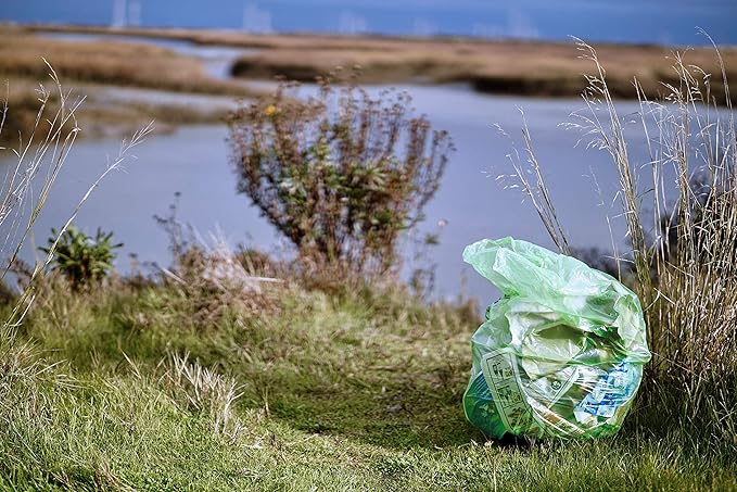 Reli. Compostable 33 Gallon Trash Bags | 40 Count | ASTM D6400 | Green | Eco-Friendly | For Compost