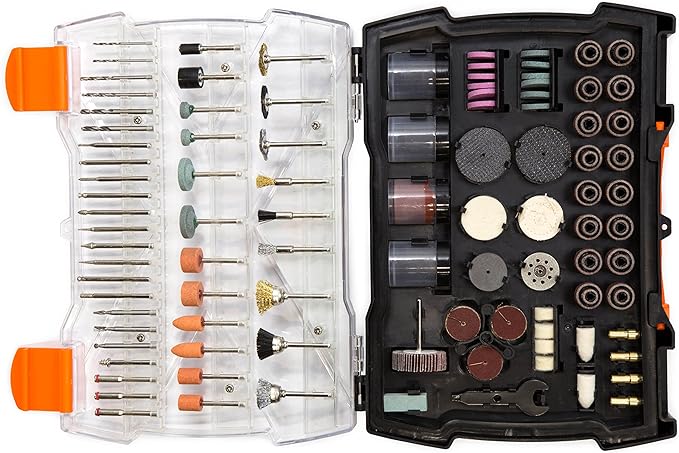 WEN 230282A 282-Piece Rotary Tool Accessory Kit with Carrying Case