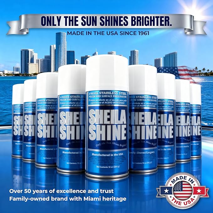 12 x 10oz Stainless Steel Cleaner and Polish - Cleans, Polishes & Protects Kitchen Appliances, Refrigerators, Sinks, Ovens & Grills - Residue & Streak Free Shine - Stainless Steel Cleaner for Sink