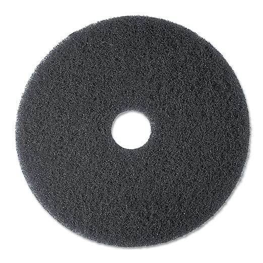 3M 7300 Black 13-Inch High Productivity Pad (5 per Case)