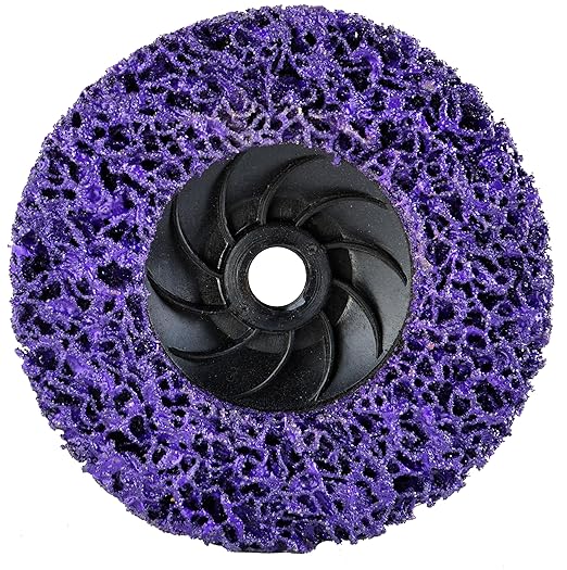 12 Pack, 4.5" x 5/8"-11 Strip Disc, Grinding Disc for Angle Grinder, Industrial Abrasive Wheel for Clean and Remove Paint Coating Rust Welds Oxidation