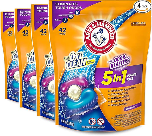 Arm & Hammer Plus Odor Blasters 5in1 42ct (4x42ct), 168 Count